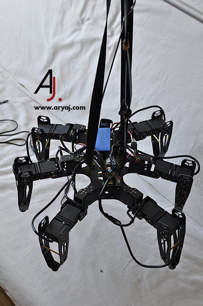 USO hexapod spider picture suspended 2
